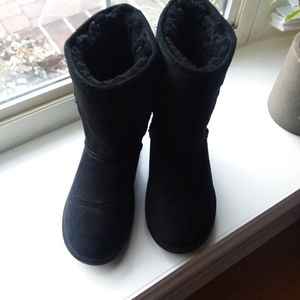 BearPaw Emma 10" Black Boots